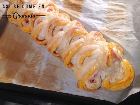 Espiga de queso y pavo Espiga de queso y pavo