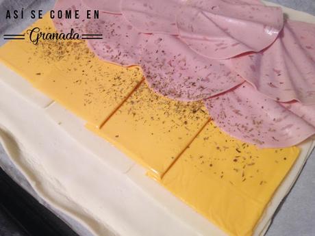 Espiga de queso y pavo Espiga de queso y pavo