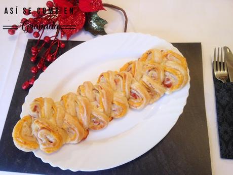 Espiga de queso y pavo Espiga de queso y pavo