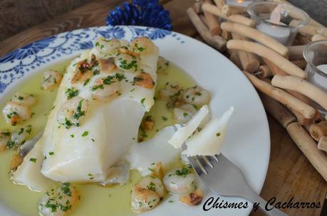 Bacalao con gambas