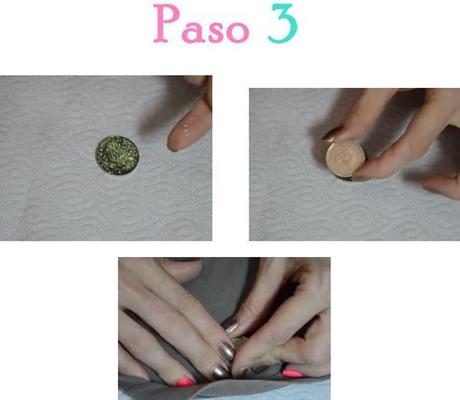 Cómo hacer sombras con glitter