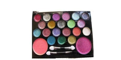 Cómo hacer sombras con glitter