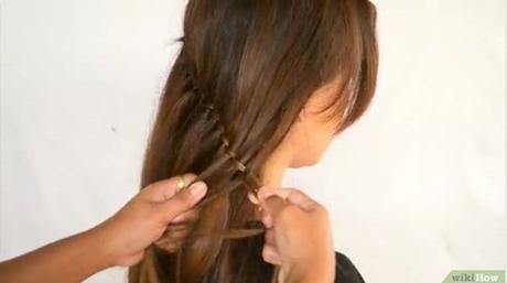 Trenza francesa cascada