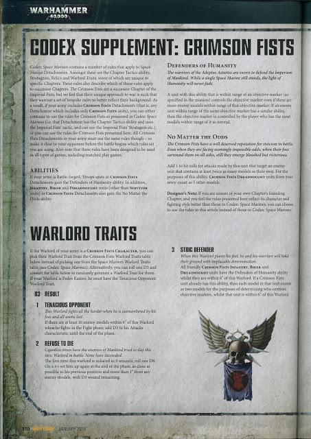 Filtradas reglas de los Puños Carmesíes y Kroot (Index Astartes y Kill Team) Filtradas reglas de los Puños Carmesíes y Kroot (Index Astartes y Kill Team)