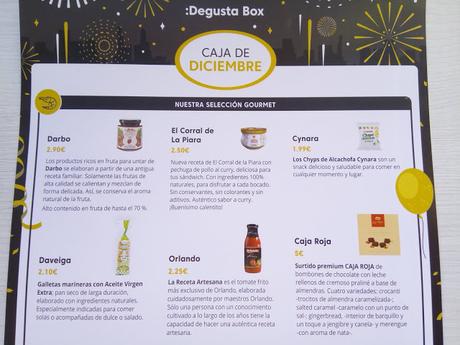 Unboxing Degustabox Diciembre 2018