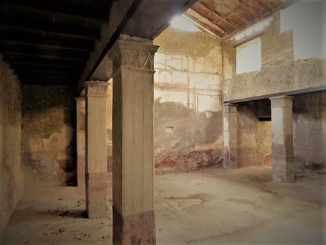 Oecus, exedra, diaeta, salones de recepción en la domus romana