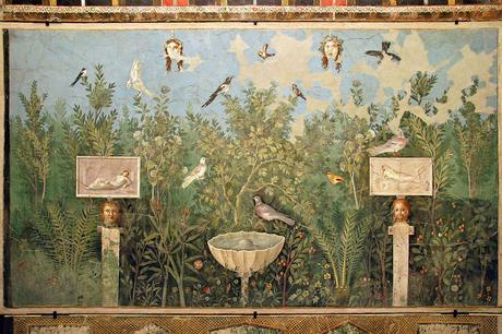 Viridarium, jardín y peristilo en la domus de la antigua Roma