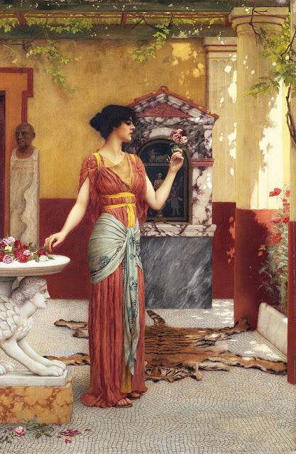 Viridarium, jardín y peristilo en la domus de la antigua Roma