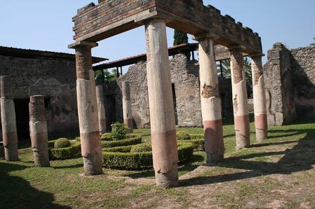 Viridarium, jardín y peristilo en la domus de la antigua Roma