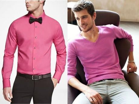 como vestir de color rosa