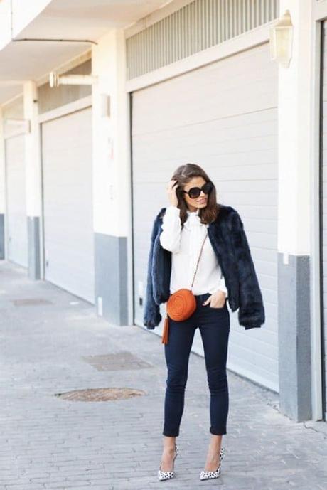 Outfits jean con  tacones