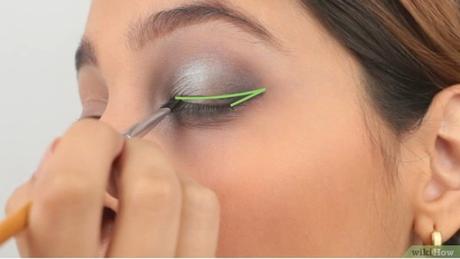 cat eye con glitter