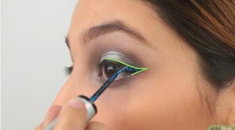 cat eye con glitter