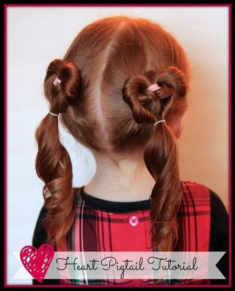 10+ peinados de corazón para niñas