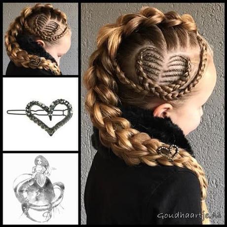 10+ peinados de corazón para niñas
