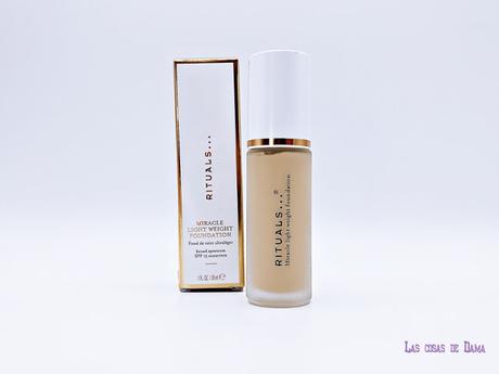 Miracle Light Weight Foundation The Ritual of Cleopatra de Rituals Guapabox Diciembre beautybox rene furterer esdor rituals miriam quevedo lindt