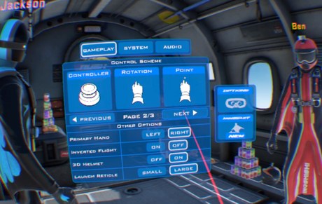 Análisis Rush VR – Velocidad terminal