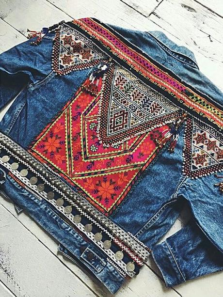 Chaquetas vaqueras de moda: 7 estilos diy tribal