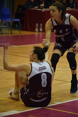 Galería de clics del Bàsquet Femení Sant Adrià-Uni Ferrol