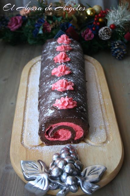 Brazo de gitano de chocolate El Ágora de Ángeles Brazo de gitano de chocolate