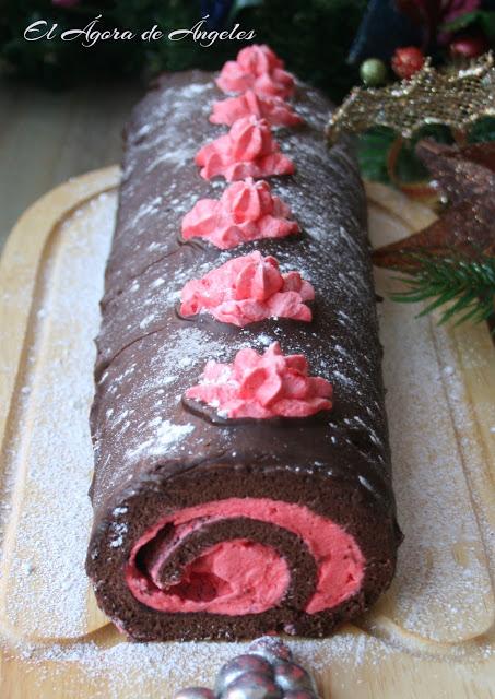 Brazo de gitano de chocolate El Ágora de Ángeles Brazo de gitano de chocolate