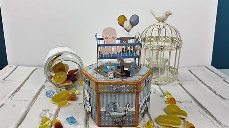 Cajita alterada de bebé con Laserowe Love