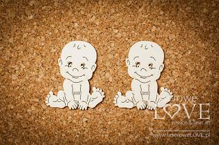 Cajita alterada de bebé con Laserowe Love