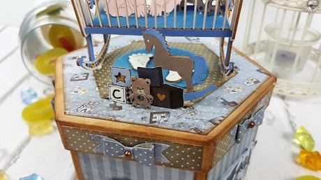 Cajita alterada de bebé con Laserowe Love