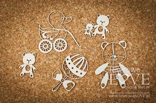 Cajita alterada de bebé con Laserowe Love