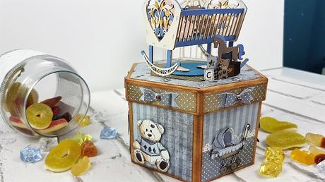 Cajita alterada de bebé con Laserowe Love