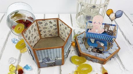 Cajita alterada de bebé con Laserowe Love