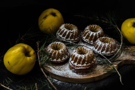 Mini Bundt Cakes de Membrillo