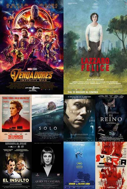 Top Ten Mejores Películas 2018