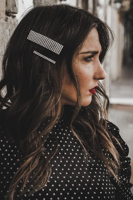 NEW YEAR EVE: PARTY LOOK: LBD + SJP SHOES polka dots