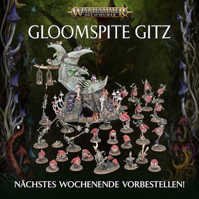 Precios en euros de los pre-pedidos de GW: Gloomspite Gitz