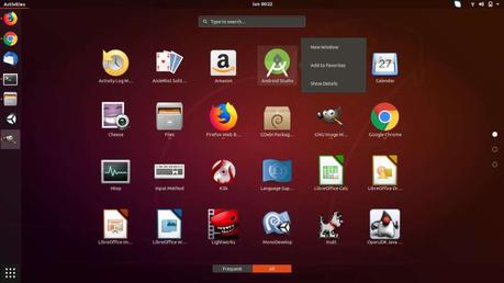 Como agregar una aplicación al dock de Ubuntu 18.04