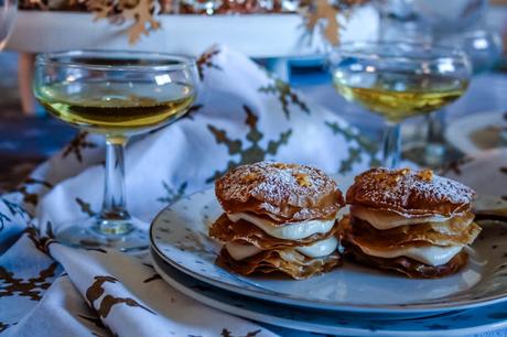 Milhojas de Turrón