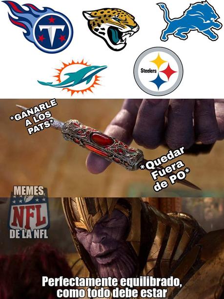 Los mejores memes NFL de la semana 17 – Temporada 2018