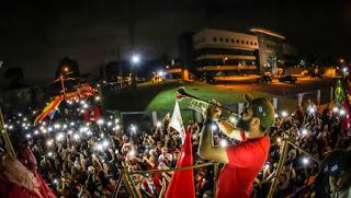 Dos mil personas celebran 2019 en la Vigilia Lula Libre