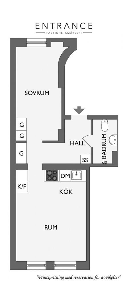 Pequeño dormitorio, gran estilo