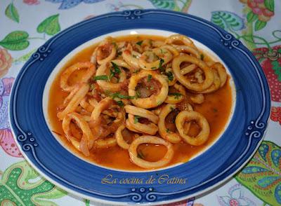 Calamares a la marinera