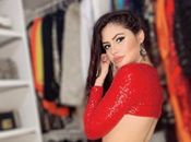 Dura” sube temperatura sensual vestido rojo