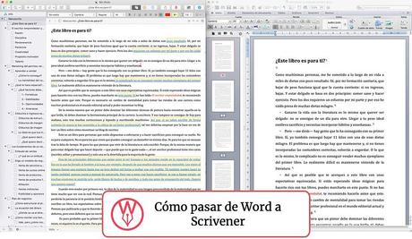 De Word a Scrivener: la guía completa De Word a Scrivener: la guía completa