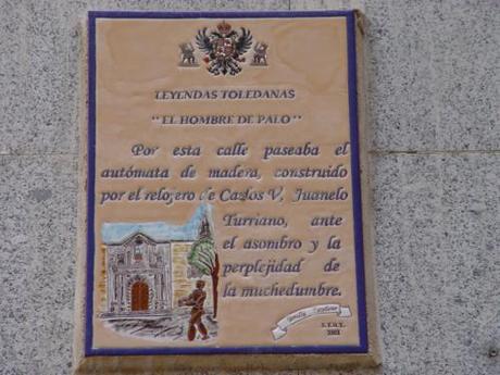 Historia de la Calle del Hombre de Palo de Toledo