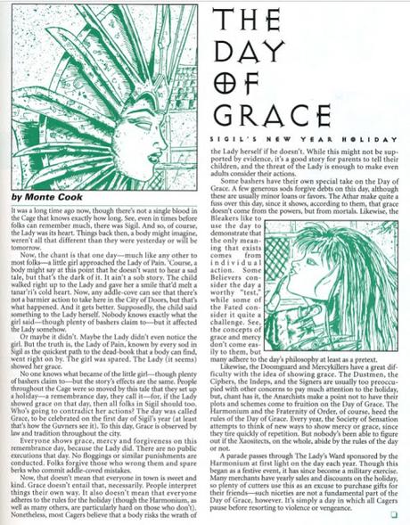 El Dia de la Gracia en Sigil (AD&D 2ª Planescape) por Monte Cook