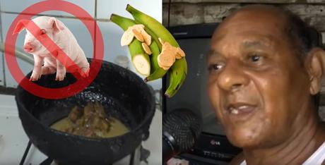 Cubano declara que preparó plátano en salsa para decir que comió carne el 31 de diciembre (+Video)