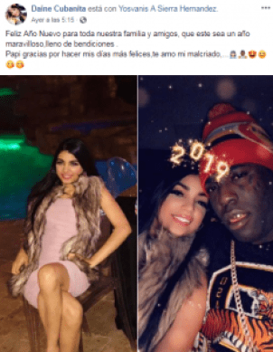 Chocolate Mc y su novia se felicitan apasionadamente por Año Nuevo