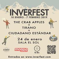 Concierto de The Crab Apples, Tirano y Ciudadano Estándar en Sala el Sol