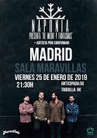 Concierto de Naponia en Sala Maravillas