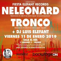 Concierto de Neleonard y Tronco en Sala el Sol